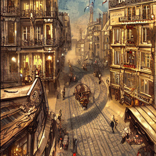 Steampunk Paris in 1900 (3)