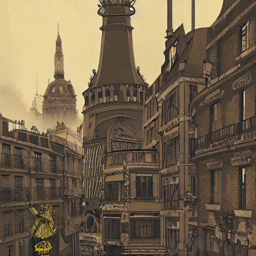 Steampunk Paris in 1900 (4)